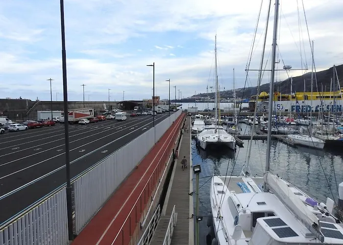 Sailingboat, Next To Ferry
